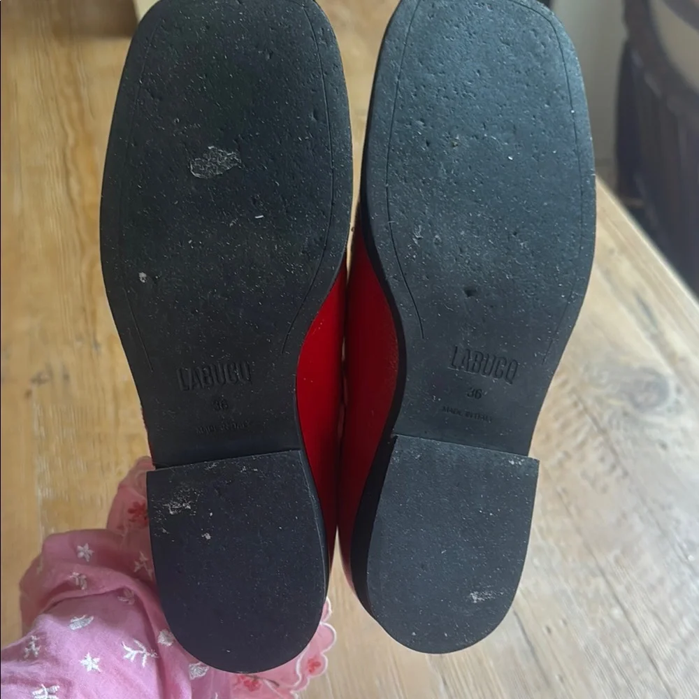 LABUCQ Norman Mary Jane Red Patent Shoes - Picture 5 of 9